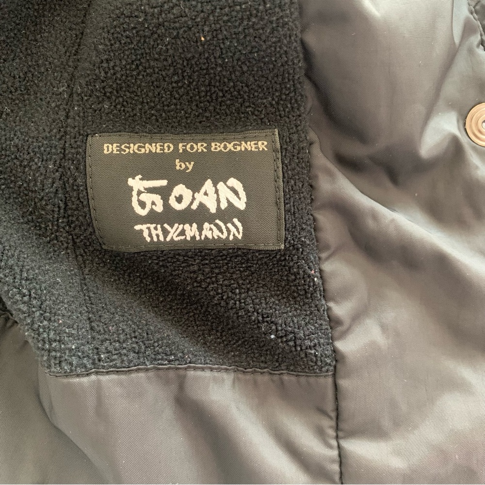 Bogner Black High Neck Puffer Outdoor Zip Vest Fleece Lined Size 8 Women’s - Picture 10 of 10